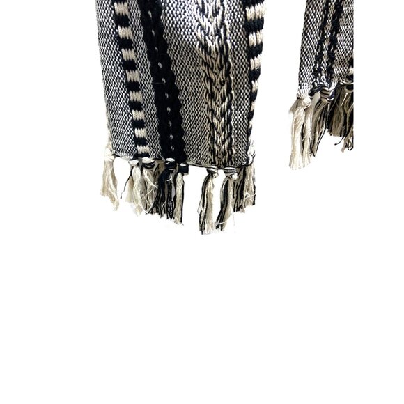Design Imports Tribal Scarf Cream/Black One Size - Picture 7 of 14